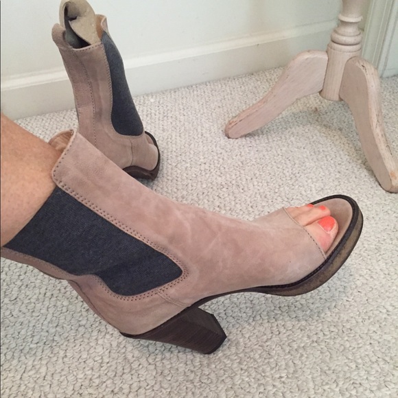 Brunello Cucinelli boots-Chelsea 37/7us tan/grey - Picture 8 of 11